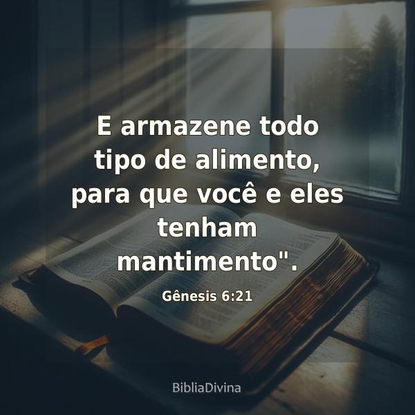 Gênesis 6:21