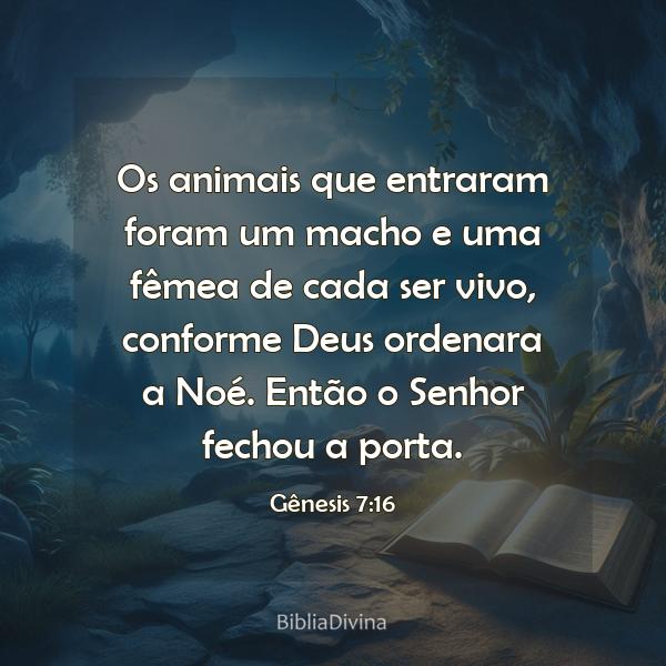 Gênesis 7:16