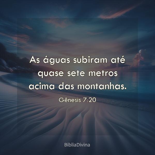 Gênesis 7:20