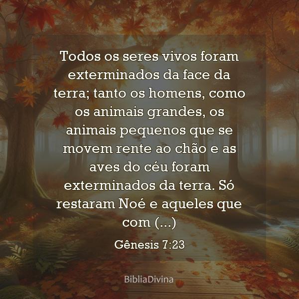 Gênesis 7:23