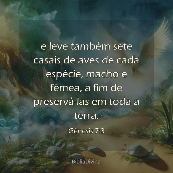 Gênesis 7:3