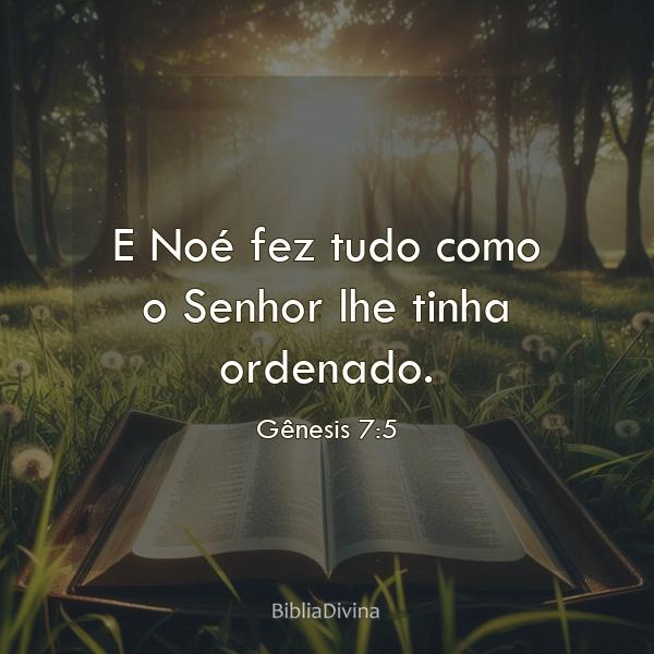 Gênesis 7:5