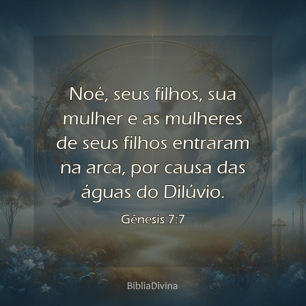 Gênesis 7:7