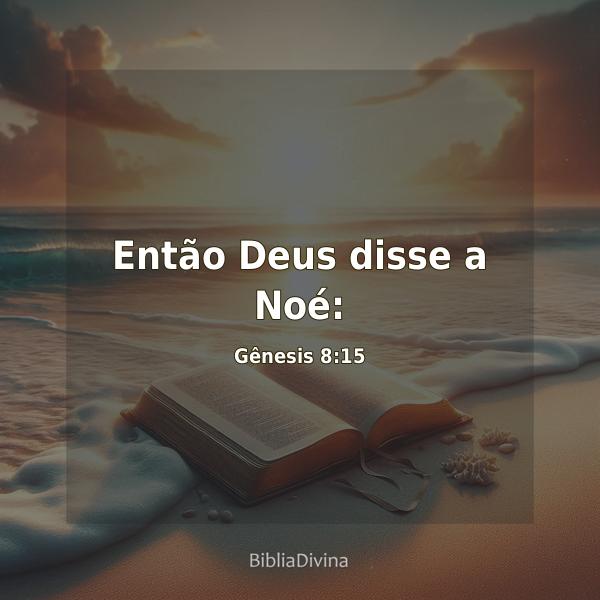 Gênesis 8:15