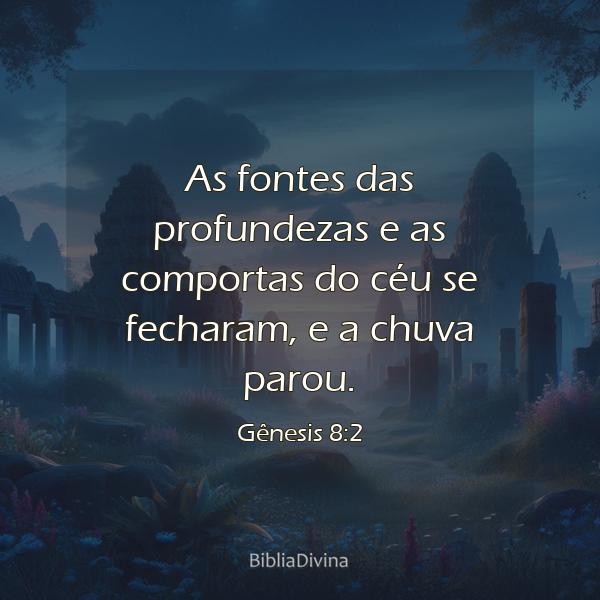 Gênesis 8:2