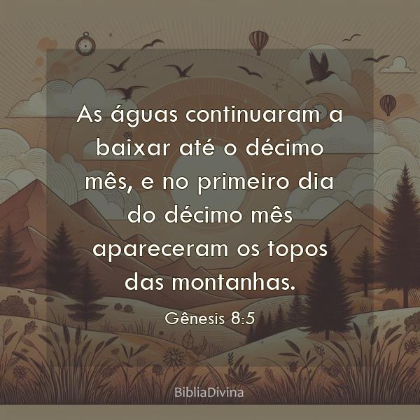 Gênesis 8:5