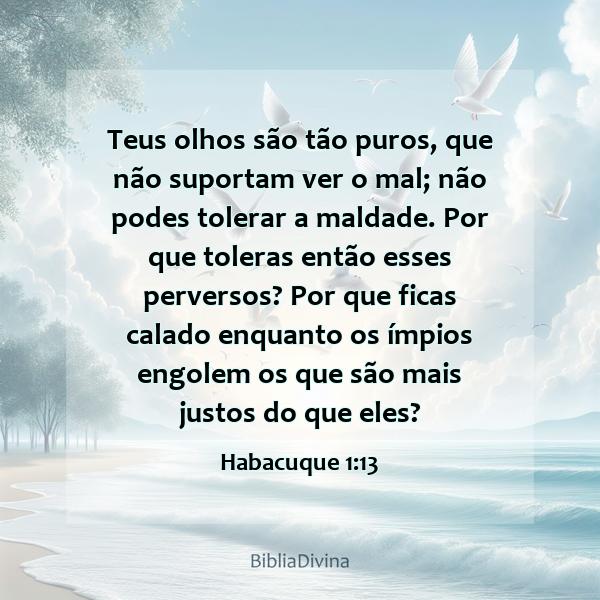 Habacuque 1:13