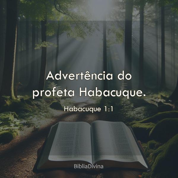 Habacuque 1:1