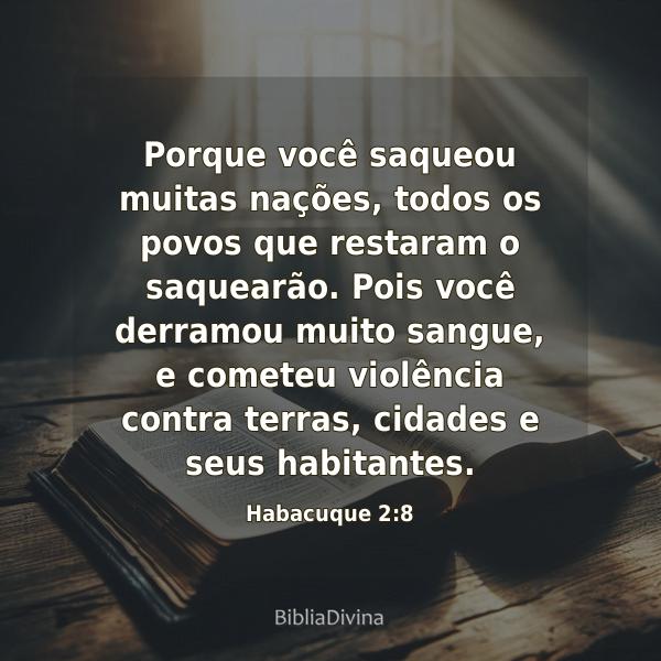 Habacuque 2:8