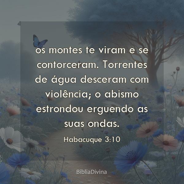 Habacuque 3:10