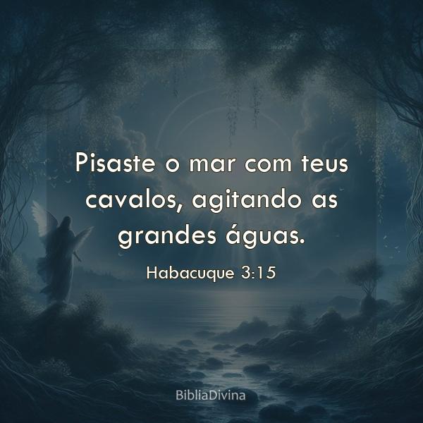 Habacuque 3:15