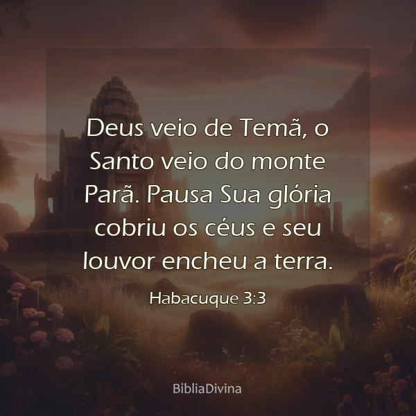 Habacuque 3:3