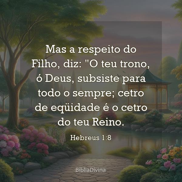 Hebreus 1:8