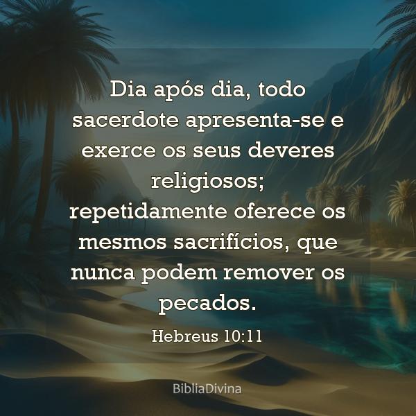 Hebreus 10:11