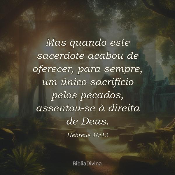 Hebreus 10:12