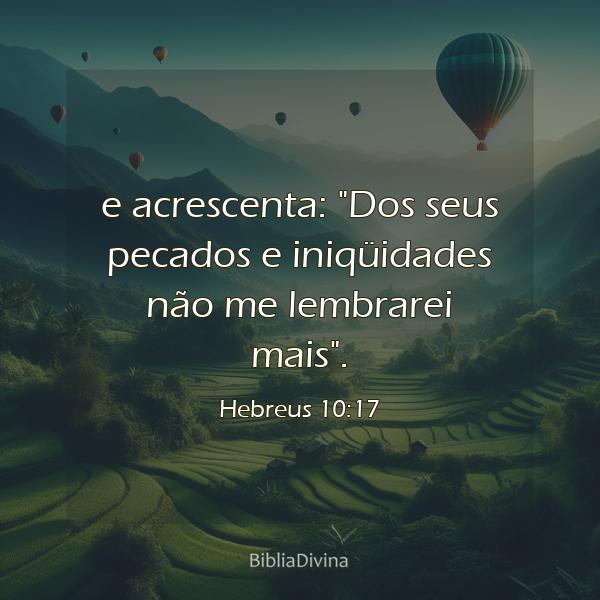 Hebreus 10:17