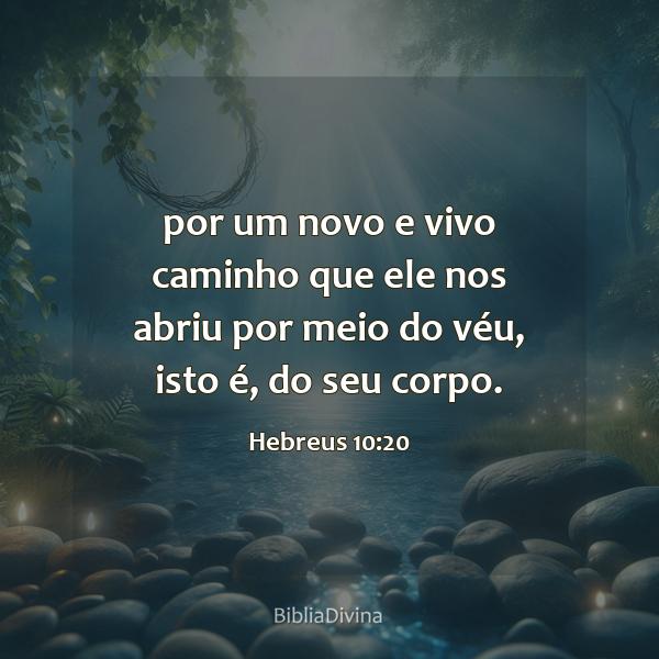 Hebreus 10:20