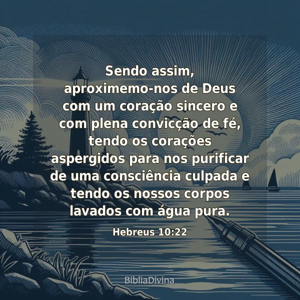 Hebreus 10:22