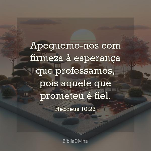 Hebreus 10:23