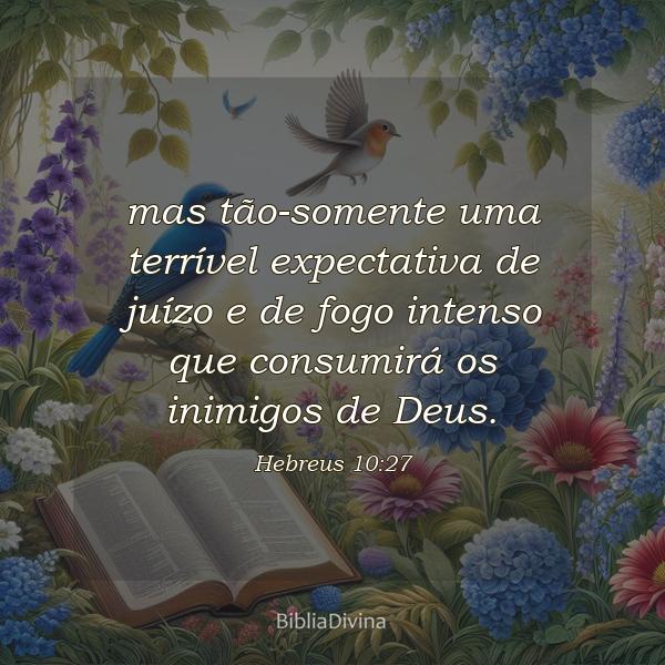 Hebreus 10:27