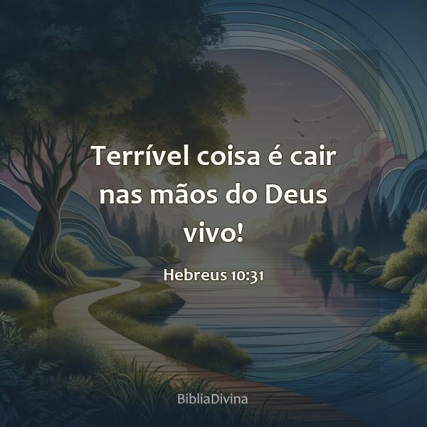 Hebreus 10:31