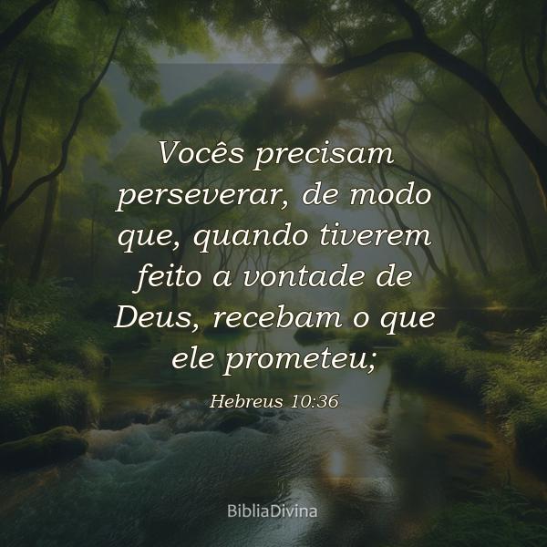 Hebreus 10:36