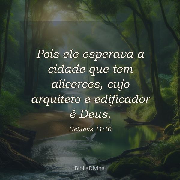 Hebreus 11:10