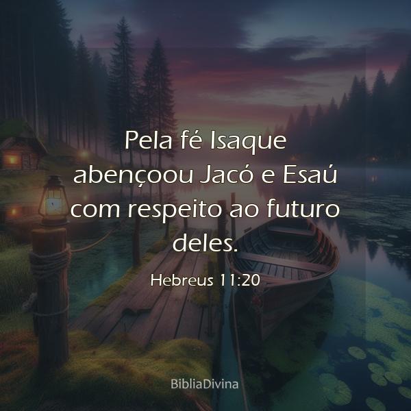 Hebreus 11:20