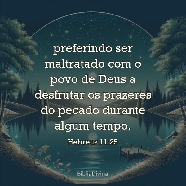 Hebreus 11:25