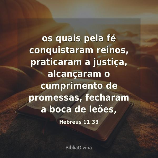 Hebreus 11:33