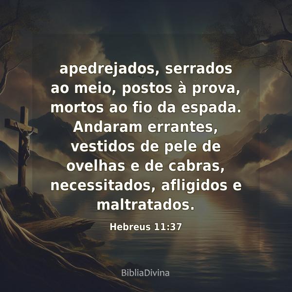 Hebreus 11:37