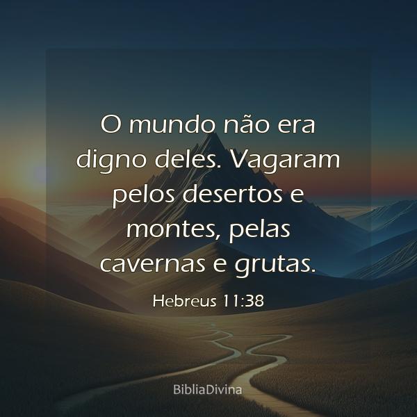 Hebreus 11:38