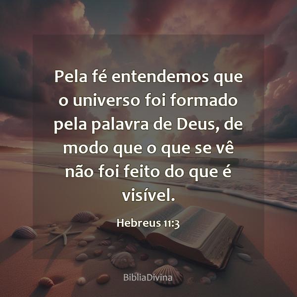 Hebreus 11:3