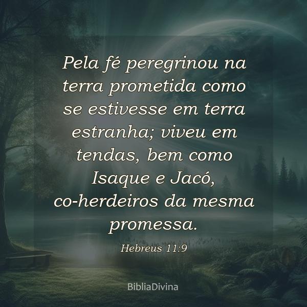 Hebreus 11:9