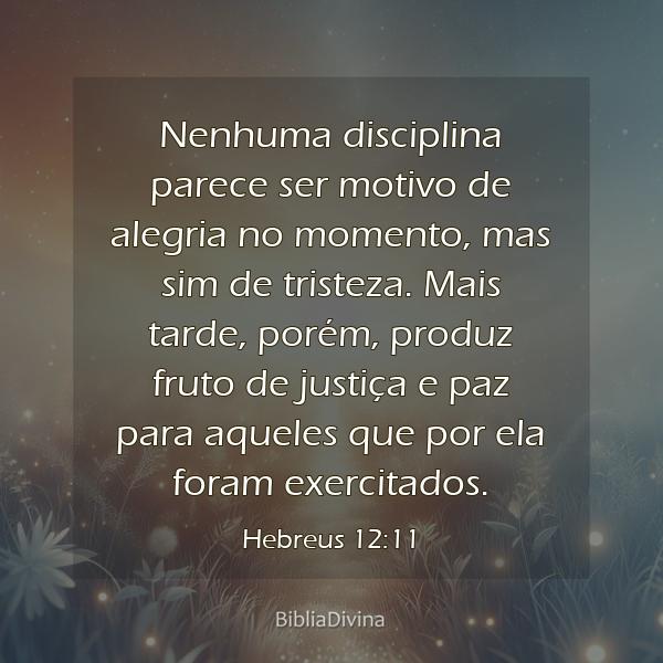 Hebreus 12:11