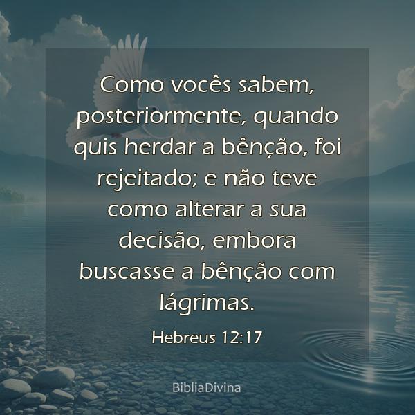 Hebreus 12:17