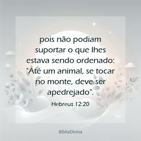 Hebreus 12:20