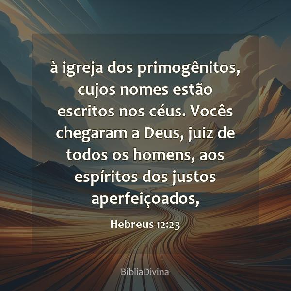 Hebreus 12:23