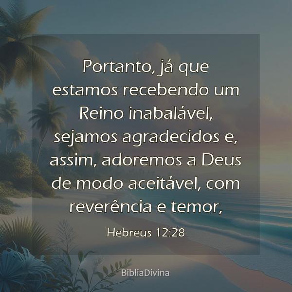 Hebreus 12:28