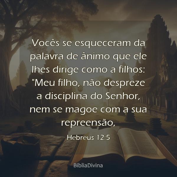 Hebreus 12:5