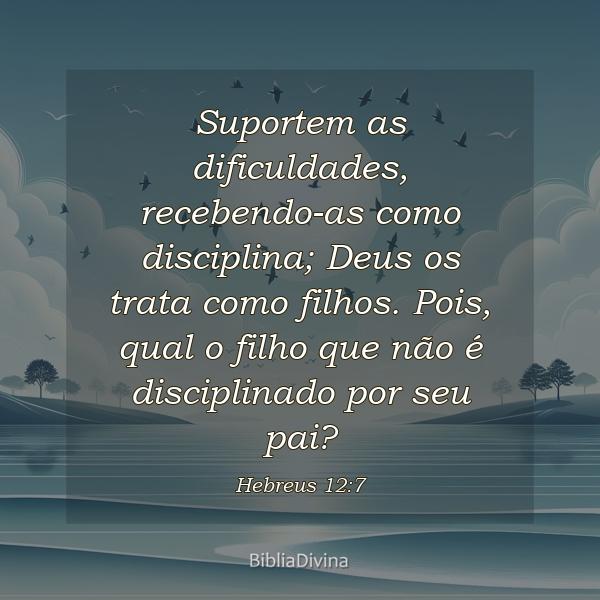 Hebreus 12:7