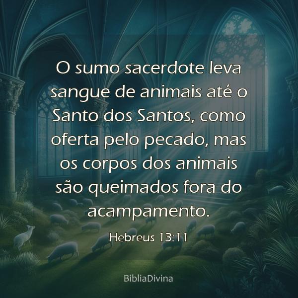 Hebreus 13:11