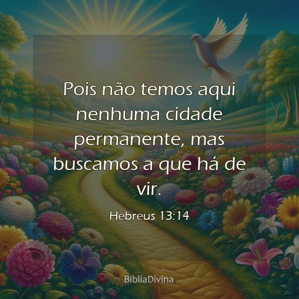 Hebreus 13:14