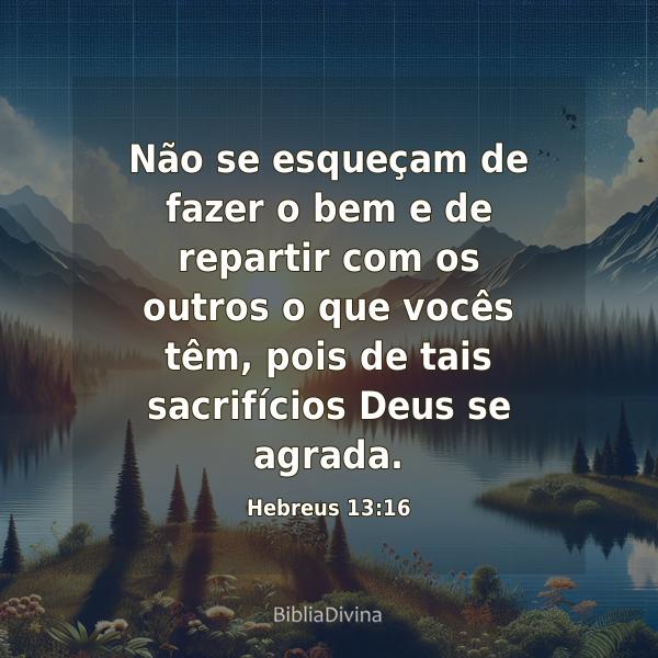 Hebreus 13:16