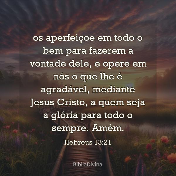 Hebreus 13:21