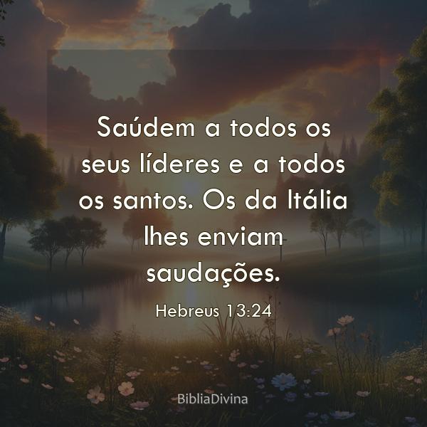 Hebreus 13:24