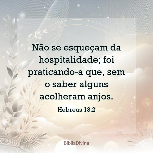 Hebreus 13:2