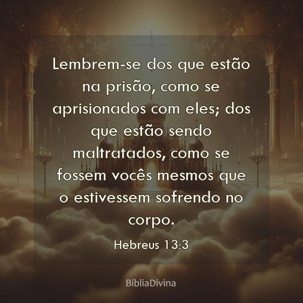 Hebreus 13:3