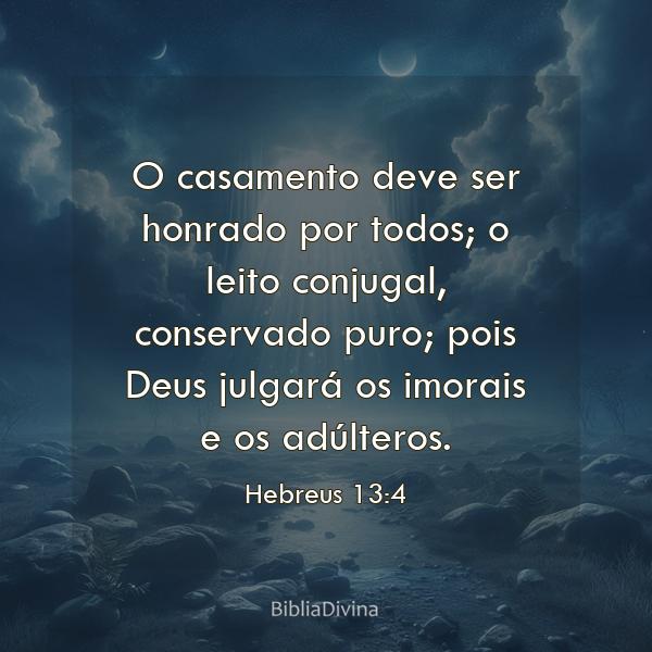 Hebreus 13:4