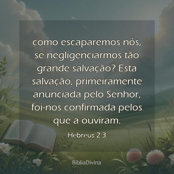 Hebreus 2:3